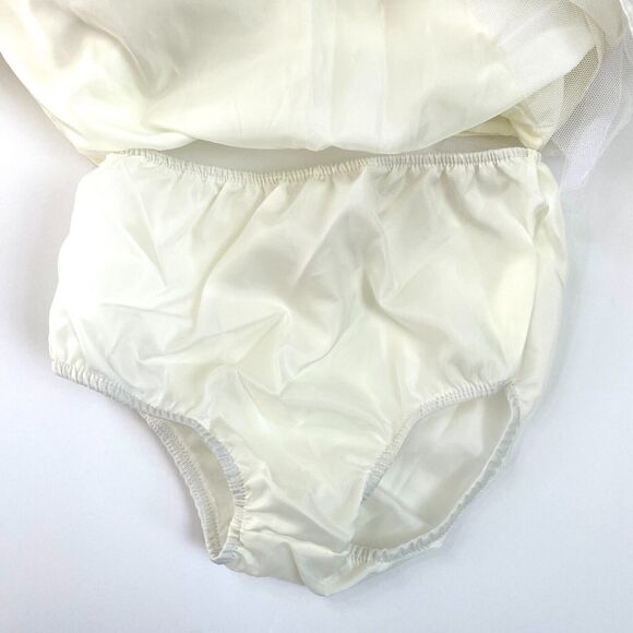 MIA AND MIMI Special Occasion Toddler Dress 24 Months Tulle Lined Ivory Gold - Picture 9 of 13